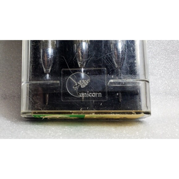 Vintage Unicorn Darrow Feather Chrome Darts 25g – Code 14 104 – Rare Collectible - Picture 4 of 16